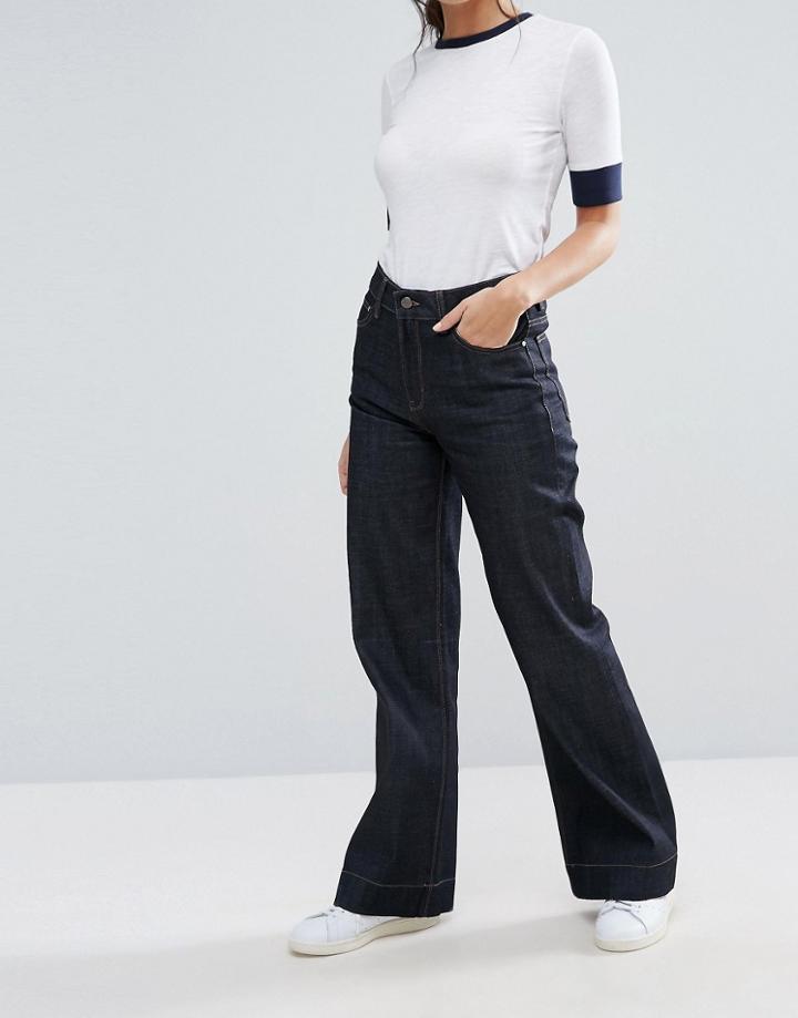 Waven Fenn Classic Flare Jeans - Blue