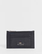 Ted Baker Yarro Bow Leather Cardholder - Navy