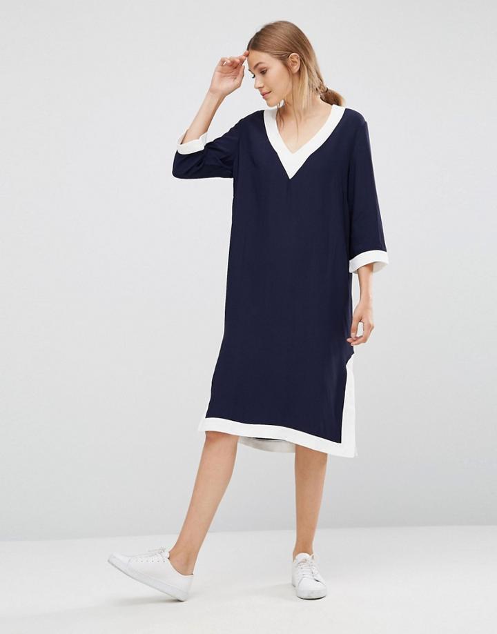 Just Female Joe Dress - Navy