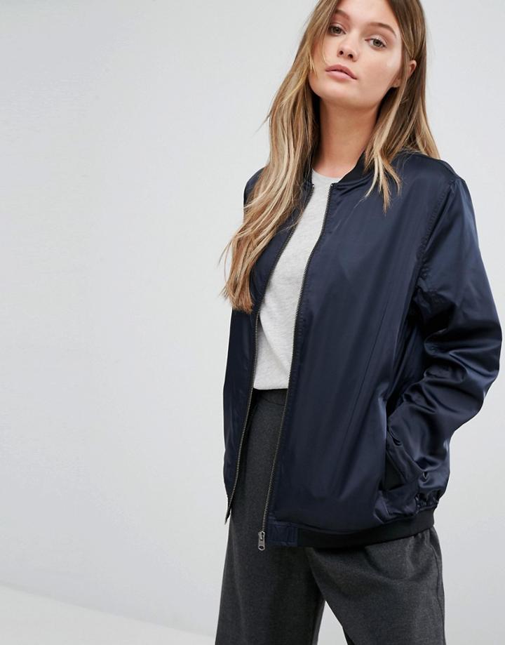Adpt Broke Bomber Jacket - Navy