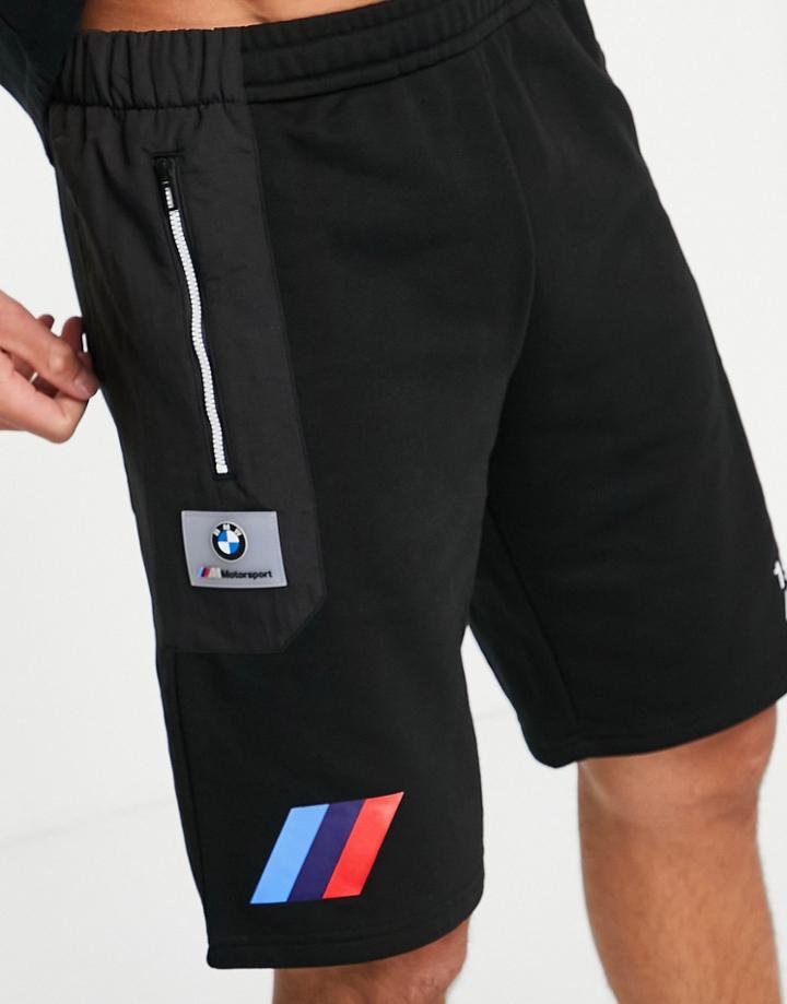 Puma Bmw Shorts In Black