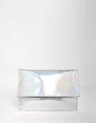 Asos Hologram Sparkle Clutch Bag - Multi