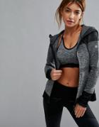 Asics Training Seamless Jacket In Black - Black