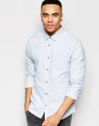 D-struct Basic Oxford Shirt - Blue