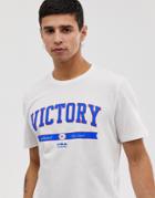 New Look T-shirt With Victory Print In White