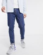 Weekday Cone Slim Tapered Jeans In Blue-blues