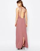 Samsoe & Samsoe Willow Maxi Dress With Lace Insert - Twighlight Mauve