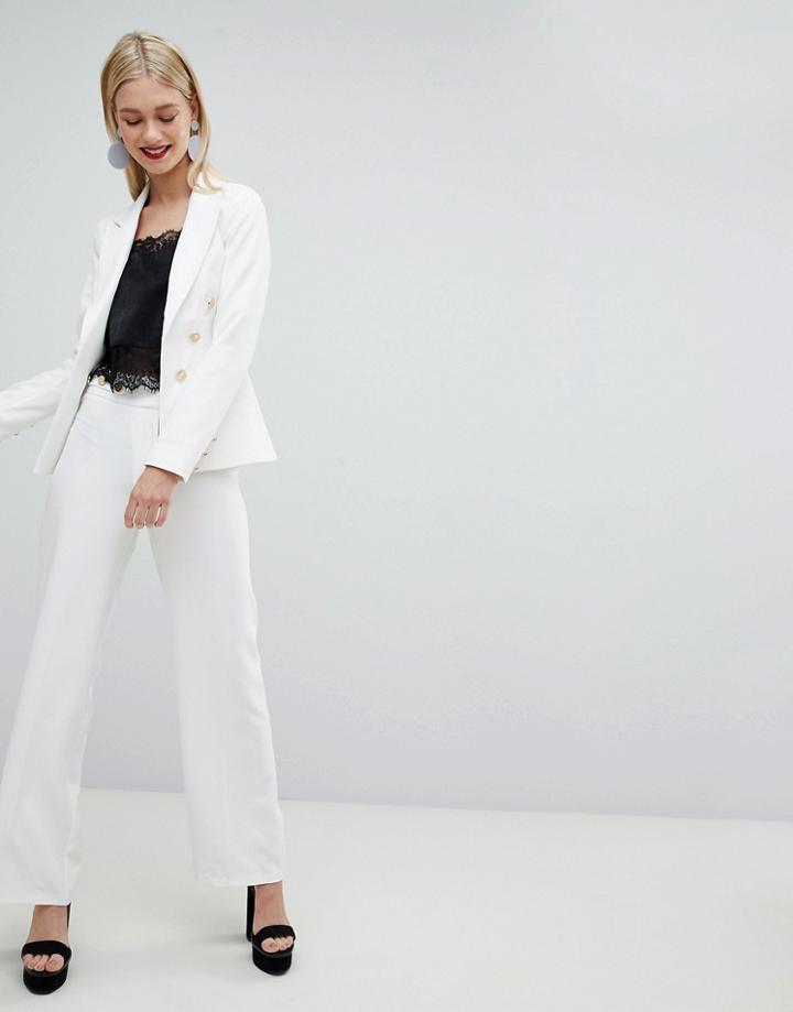 Lipsy Wide Leg Pants - White