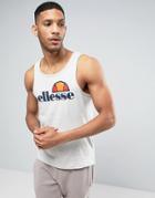 Ellesse Tank With Classic Logo In Oatmeal - Beige