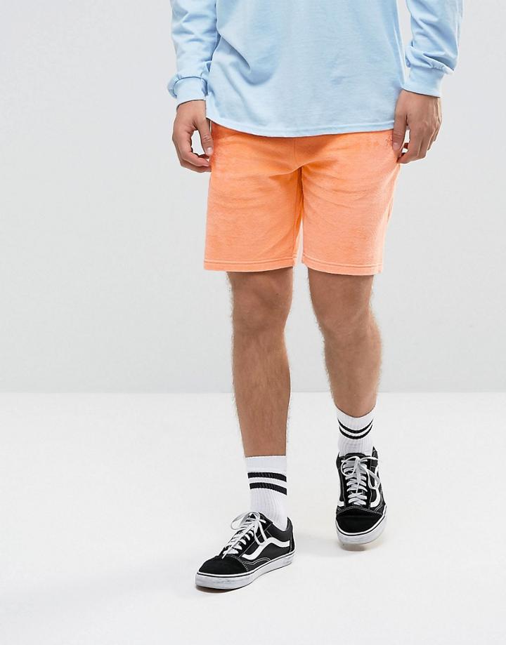 Antioch Towelling Shorts - Orange