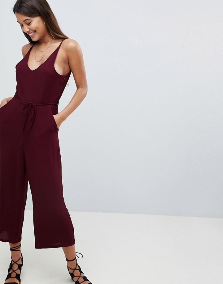 Ax Paris Relaxed Jumpsuit - Purple