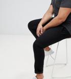 Jacamo Plus Skinny Fit Chino In Black - Beige