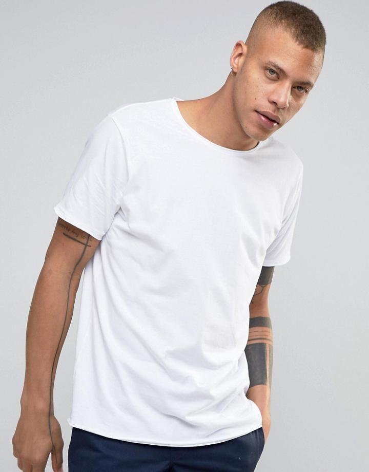 Weekday Dark T-shirt - White