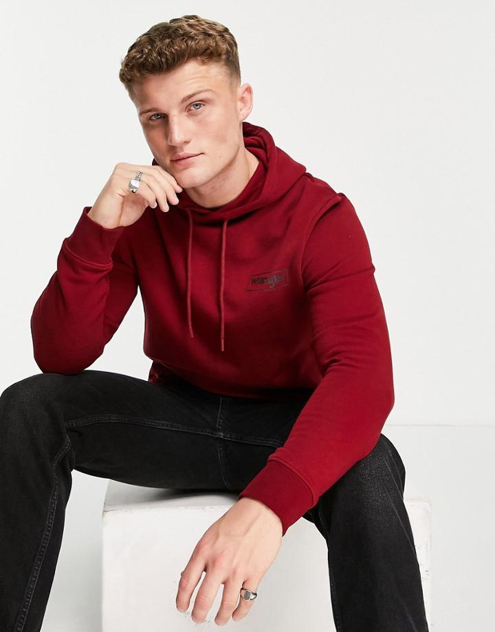 Wrangler Hoodie-red