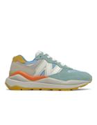 New Balance 57/40 Suede Sneakers In Sage Color Block-green