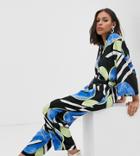 Native Youth Exclusive Relaxed Jumpsuit In Abstract Polka Dot-multi