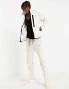 Nike Revival Tech Fleece Full-zip Hoodie In White