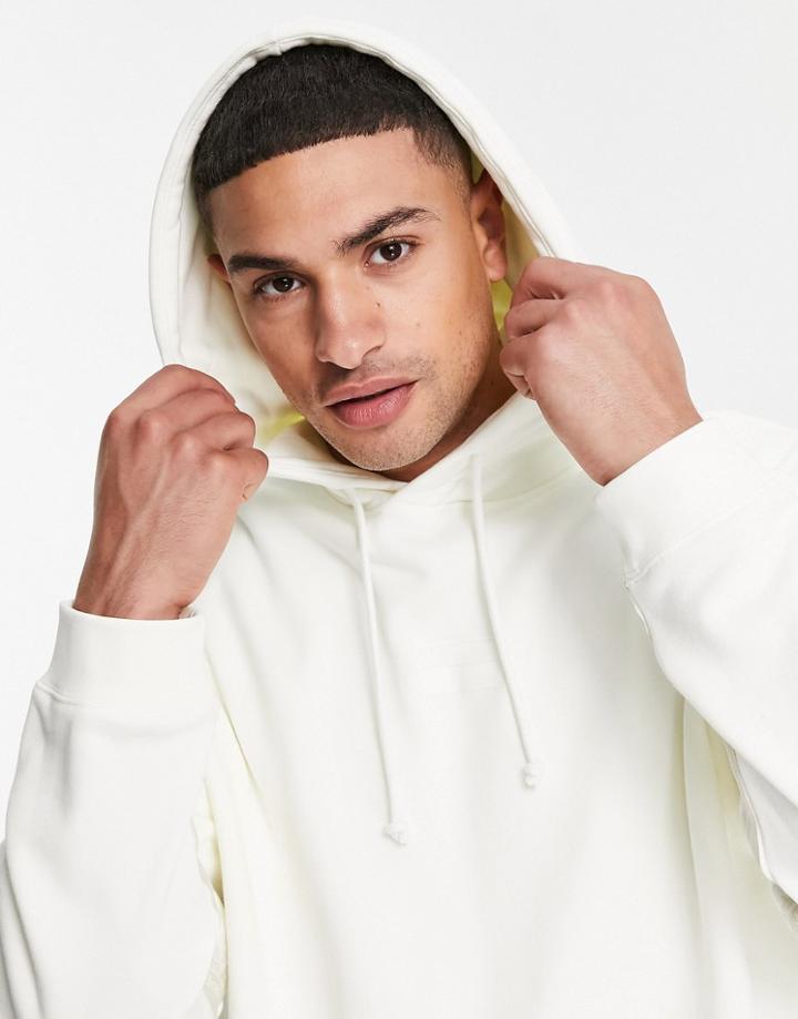 Adidas Originals Ryv Hoodie In Off White