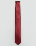 Gianni Feraud Red Plain Tie - Red