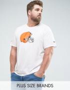 New Era Plus Nfl Cleveland Browns T-shirt In White - White