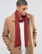 Selected Homme Scarf Leth - Red