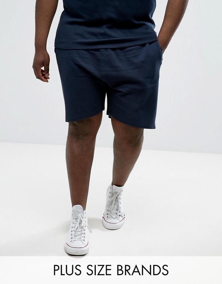 Lambretta Plus Jogger Shorts - Navy