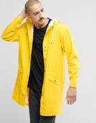 Rains Waterproof Long Jacket - Yellow