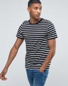 Jack & Jones Stripe Pocket T-shirt - Black