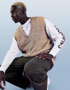 Asos Design Fisherman Rib Sleeveless Sweater In Fluffy Yarn-neutral