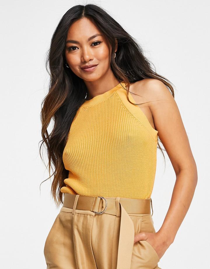& Other Stories Knitted Tank Top In Orange