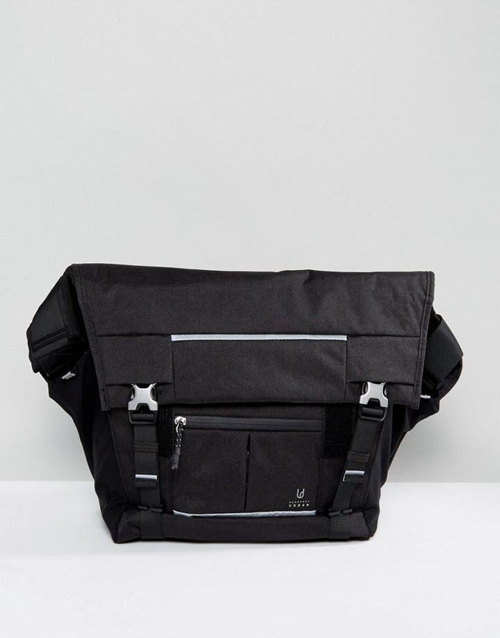 Doughnut Montreal Messenger Bag In Black - Black