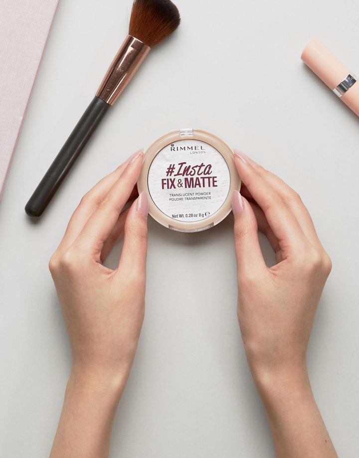 Rimmel London Insta Fix & Matte Powder - Clear