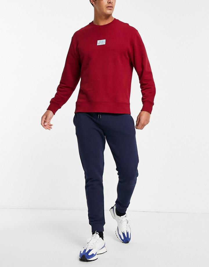 Topman Skinny Sweatpants In Navy - Part Of A Set