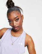 The North Face Foundation Tank Top In Lilac-purple