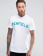 Penfield T-shirt With Collegiate Logo In White - White