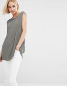 Cheap Monday Open Back Sleeveless Top - Green