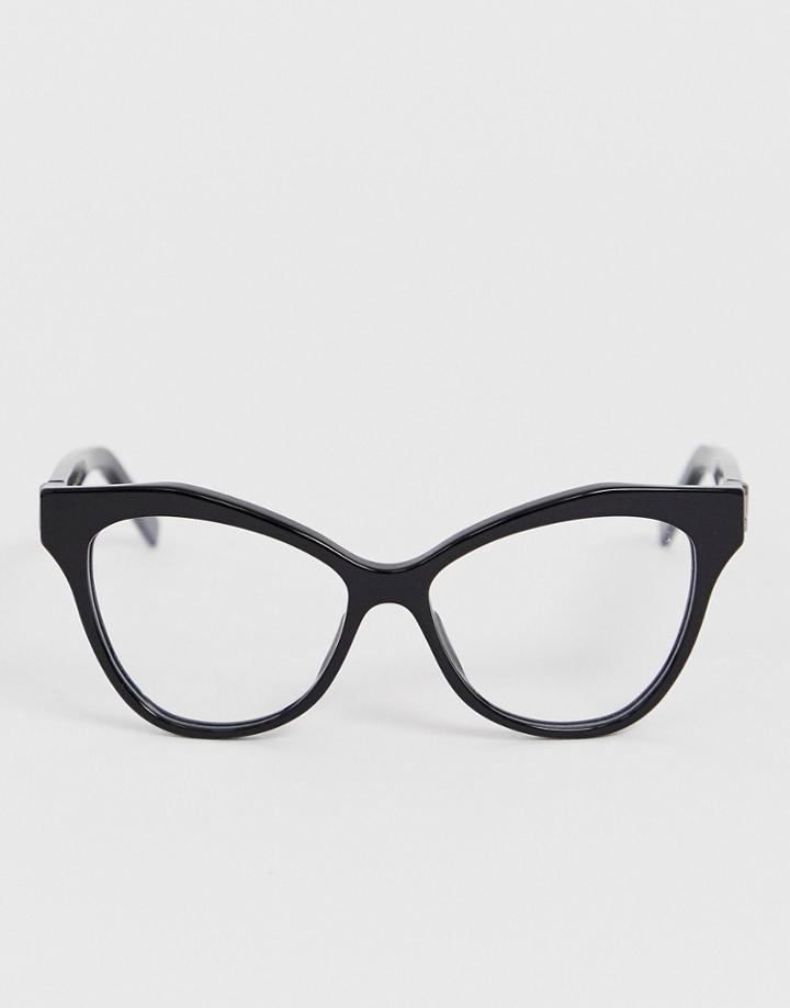 Marc Jacobs Black Cat Eye Glasses - Black
