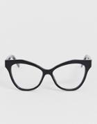 Marc Jacobs Black Cat Eye Glasses - Black