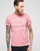 Wrangler Beach Ride T-shirt - Raspberry Melee