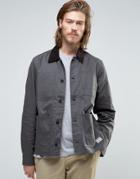 Element Union Chore Worker Jacket Waxed In Off Black - Black