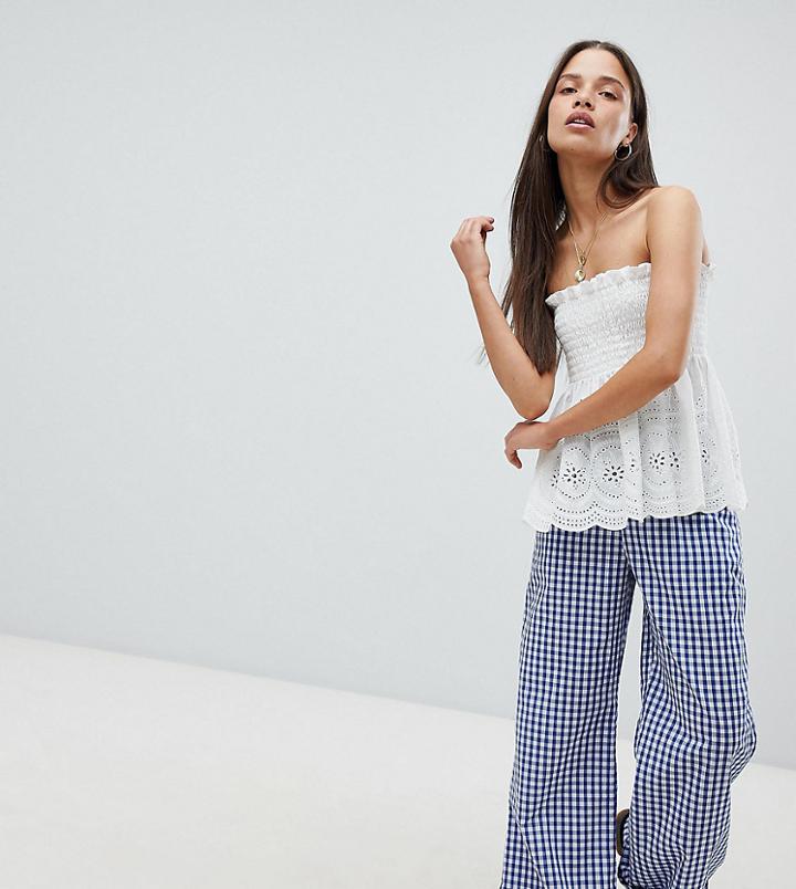 Milk It Vintage Gingham Pants - Blue