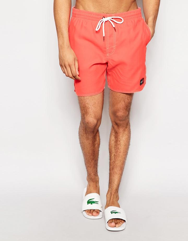 O'neill Plain Swim Shorts In Pink - Pink
