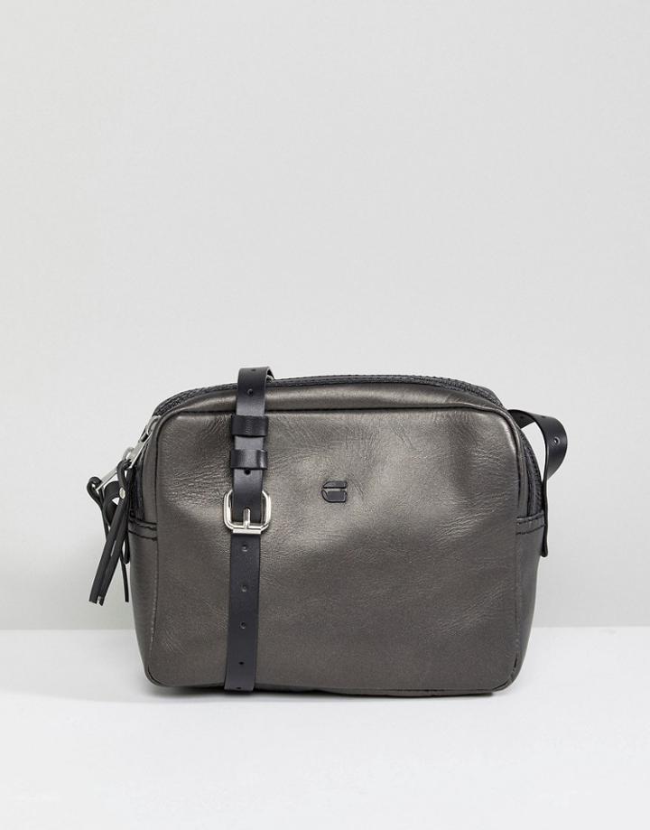 G-star Mozoe Leather Shoulder Bag - Black