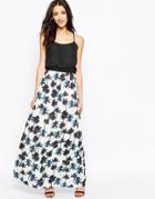 Sugarhill Boutique Maxi Dress In Palm Print - Multi