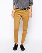 Pull & Bear Cigarette Chino - Orange
