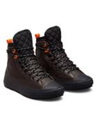 Converse Chuck Taylor All Star Hi All Terrain Leather Sneaker Boots In Velvet Brown