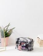 Yoki Fashion Square Bag With Black Leaf Print - Black