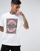 Element Note Logo T-shirt In White - White
