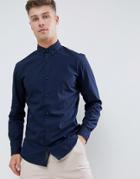 Produkt Smart Shirt In Slim Fit Stretch - Navy