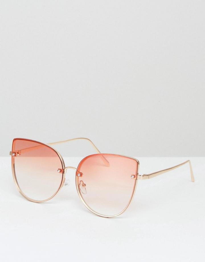 Aldo Gazzada Tinted Lens Sunglasses - Gold